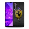 Дизайнерский силиконовый чехол для Realme 5 Ferrari