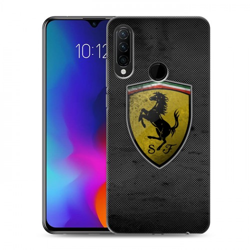 Дизайнерский силиконовый с усиленными углами чехол для Lenovo K10 Note Ferrari