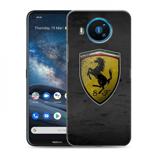 Дизайнерский силиконовый чехол для Nokia 8.3 Ferrari