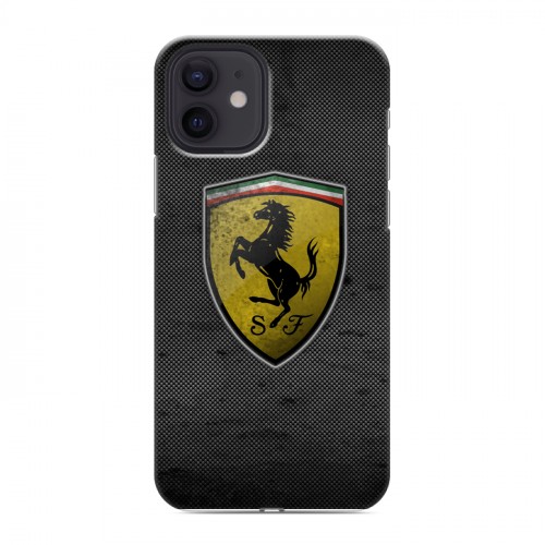 Дизайнерский силиконовый чехол для Iphone 12 Ferrari