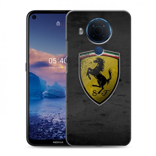 Дизайнерский силиконовый чехол для Nokia 5.4 Ferrari