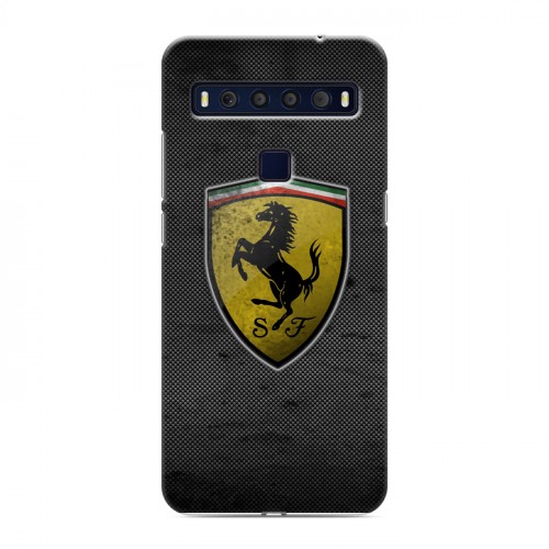 Дизайнерский пластиковый чехол для TCL 10L Ferrari