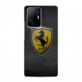 Дизайнерский силиконовый с усиленными углами чехол для Xiaomi 11T Ferrari