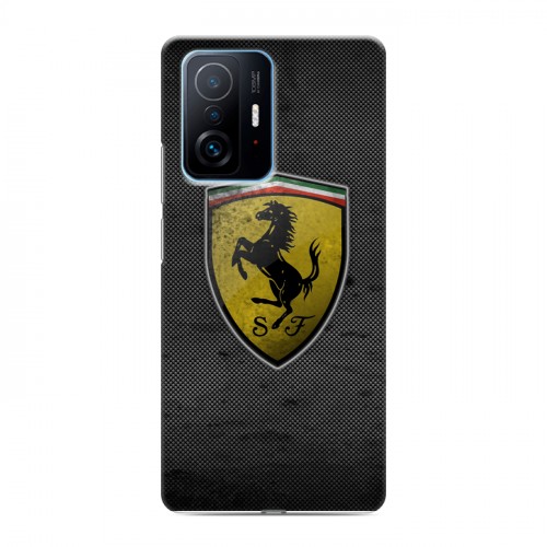 Дизайнерский силиконовый с усиленными углами чехол для Xiaomi 11T Ferrari