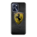 Дизайнерский силиконовый с усиленными углами чехол для Realme C35 Ferrari