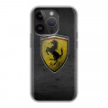 Дизайнерский силиконовый чехол для Iphone 14 Pro Ferrari