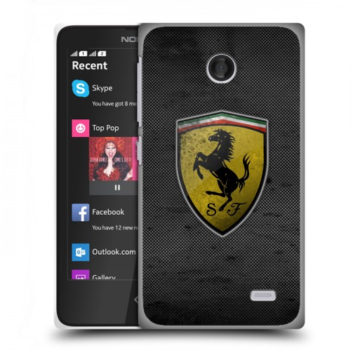 Дизайнерский пластиковый чехол для Nokia X Ferrari