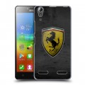 Дизайнерский пластиковый чехол для Lenovo A6000 Ferrari