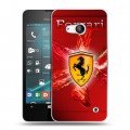 Дизайнерский пластиковый чехол для Microsoft Lumia 550 Ferrari