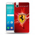 Дизайнерский пластиковый чехол для Huawei ShotX Ferrari