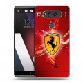 Дизайнерский пластиковый чехол для LG V20 Ferrari