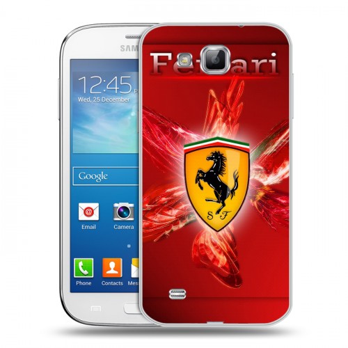 Дизайнерский пластиковый чехол для Samsung Galaxy Premier Ferrari