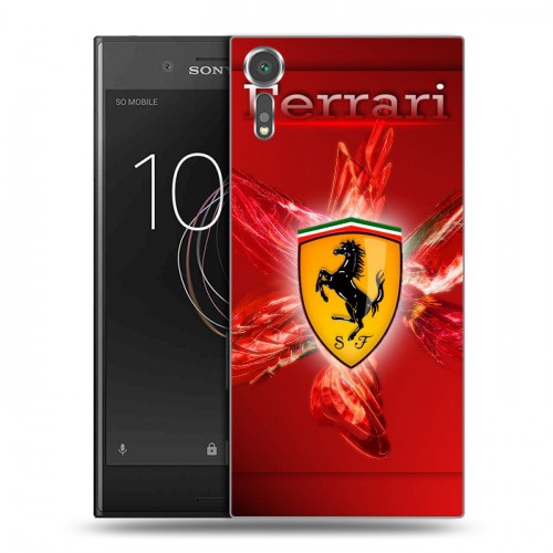 Дизайнерский пластиковый чехол для Sony Xperia XZs Ferrari