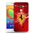 Дизайнерский силиконовый чехол для Alcatel A3 Ferrari