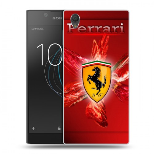 Дизайнерский пластиковый чехол для Sony Xperia L1 Ferrari