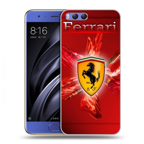 Дизайнерский пластиковый чехол для Xiaomi Mi6 Ferrari