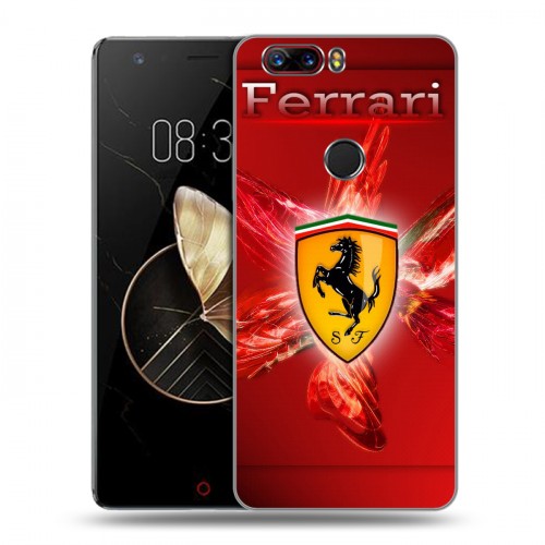 Дизайнерский пластиковый чехол для ZTE Nubia Z17 Ferrari