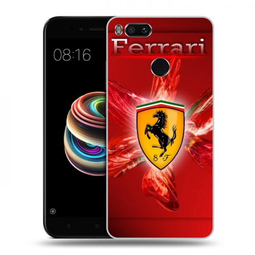 Дизайнерский силиконовый чехол для Xiaomi Mi5X Ferrari