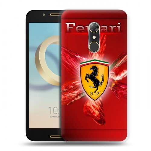 Дизайнерский силиконовый чехол для Alcatel A7 Ferrari