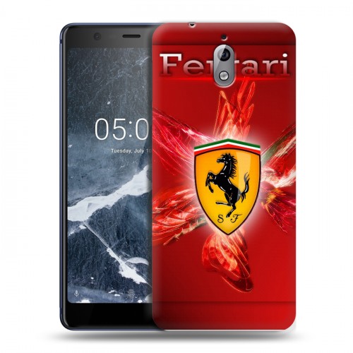 Дизайнерский пластиковый чехол для Nokia 3.1 Ferrari