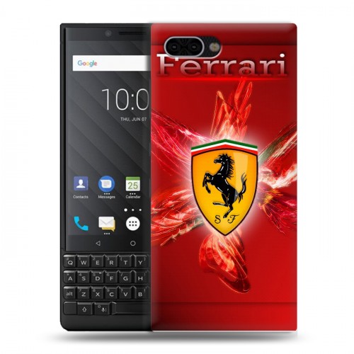 Дизайнерский пластиковый чехол для BlackBerry KEY2 Ferrari