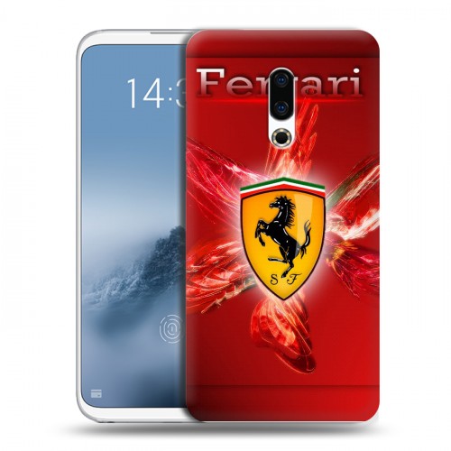 Дизайнерский силиконовый чехол для Meizu 16th Plus Ferrari