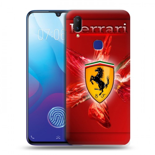 Дизайнерский пластиковый чехол для Vivo V11i Ferrari