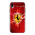 Дизайнерский силиконовый чехол для Iphone Xr Ferrari