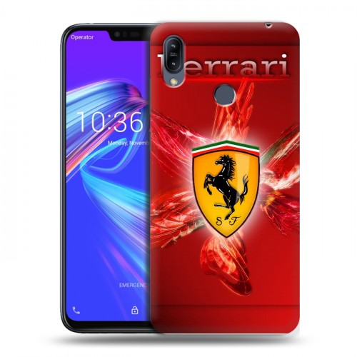 Дизайнерский пластиковый чехол для ASUS ZenFone Max M2 Ferrari