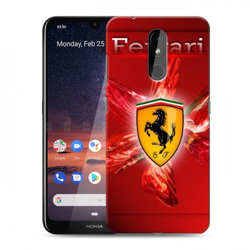 Дизайнерский силиконовый чехол для Nokia 3.2 Ferrari