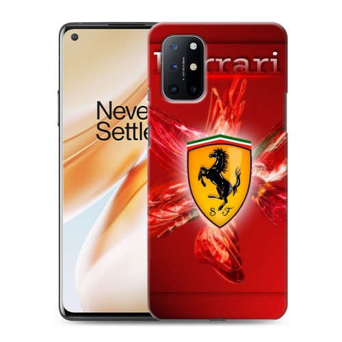 Дизайнерский пластиковый чехол для OnePlus 8T Ferrari