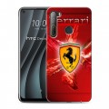 Дизайнерский пластиковый чехол для HTC Desire 20 Pro Ferrari