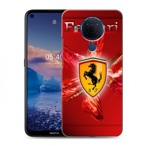 Дизайнерский силиконовый чехол для Nokia 5.4 Ferrari