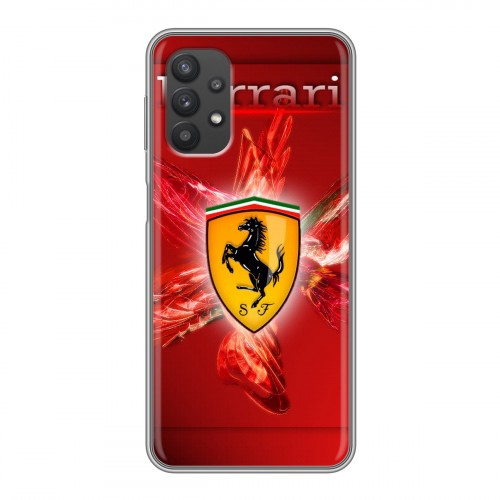 Дизайнерский силиконовый чехол для Samsung Galaxy A32 Ferrari