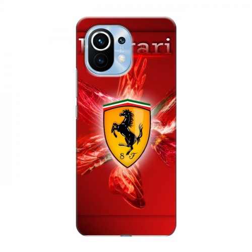 Дизайнерский пластиковый чехол для Xiaomi Mi 11 Ferrari