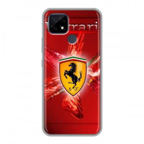 Дизайнерский силиконовый чехол для Realme C21 Ferrari