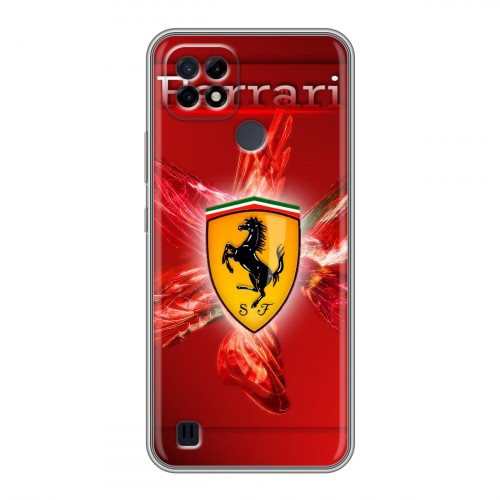 Дизайнерский силиконовый чехол для Realme C21 Ferrari