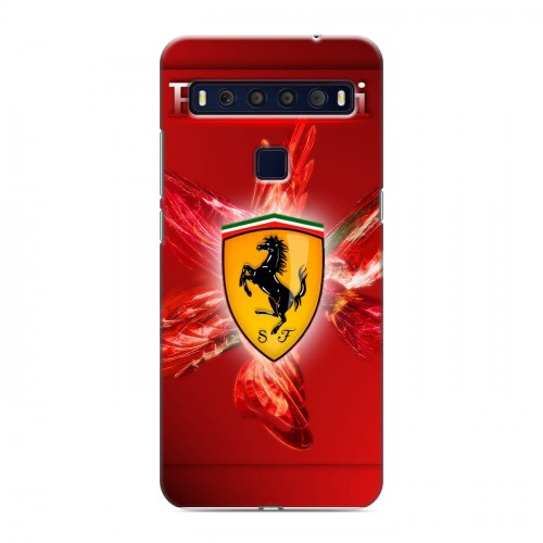 Дизайнерский пластиковый чехол для TCL 10L Ferrari