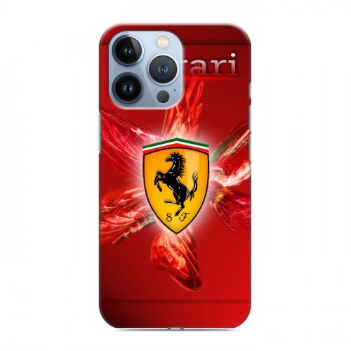 Дизайнерский силиконовый чехол для Iphone 13 Pro Ferrari