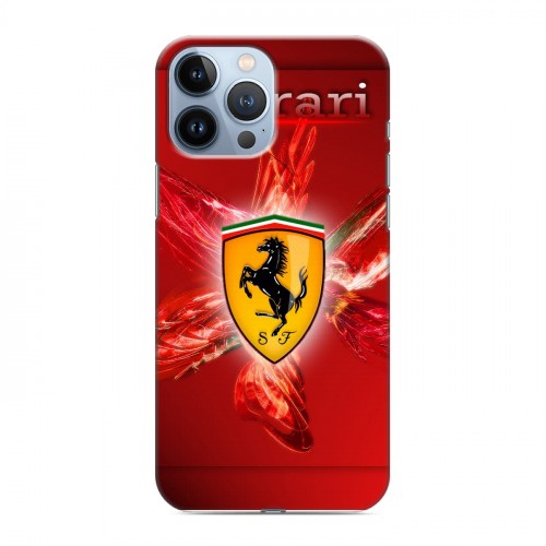 Дизайнерский силиконовый чехол для Iphone 13 Pro Max Ferrari