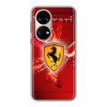 Дизайнерский силиконовый чехол для Huawei P50 Pro Ferrari