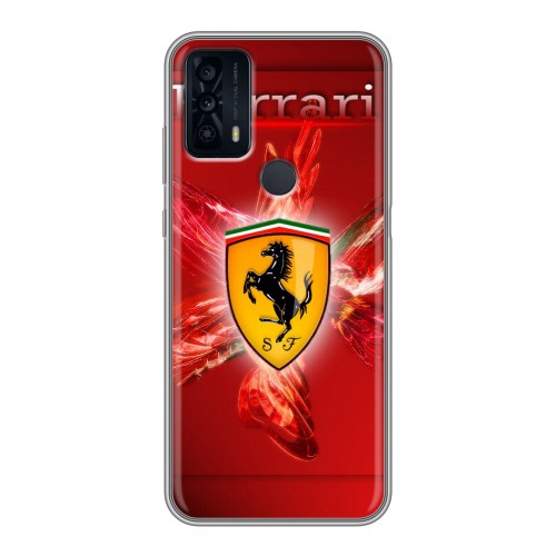 Дизайнерский силиконовый чехол для TCL 20B Ferrari