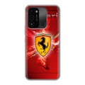 Дизайнерский силиконовый с усиленными углами чехол для Tecno Spark Go 2022 Ferrari