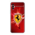 Дизайнерский силиконовый чехол для Tecno Spark 8P Ferrari