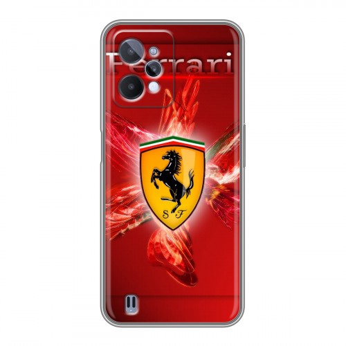 Дизайнерский силиконовый чехол для Realme C31 Ferrari