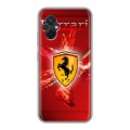 Дизайнерский силиконовый чехол для Xiaomi Poco M5 Ferrari