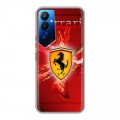 Дизайнерский силиконовый чехол для Tecno Pova 4 Ferrari