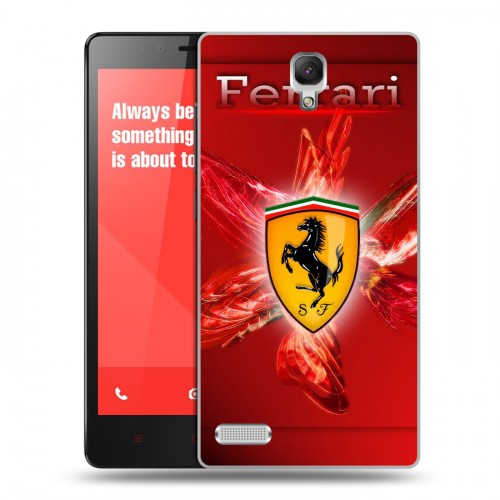 Дизайнерский силиконовый чехол для Xiaomi RedMi Note Ferrari