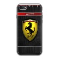 Дизайнерский силиконовый чехол для Iphone 7 Ferrari