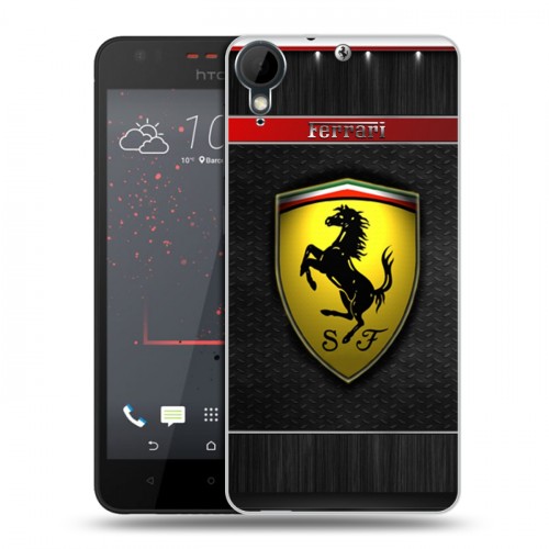 Дизайнерский пластиковый чехол для HTC Desire 825 Ferrari